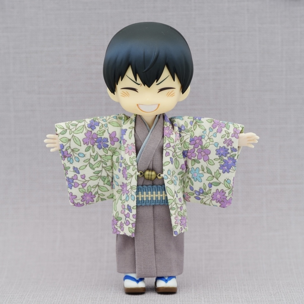 【羽織セット】フラワーフォレスト×パープル