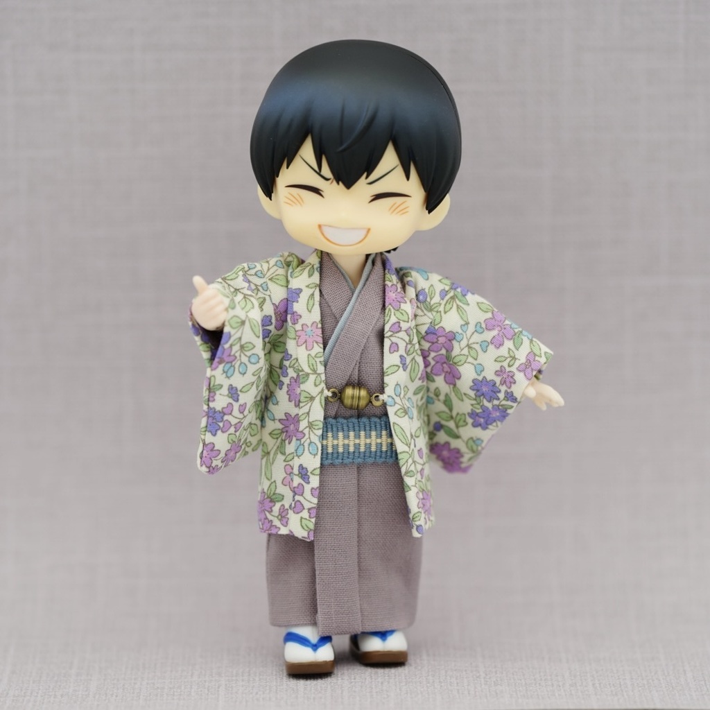 【羽織セット】フラワーフォレスト×パープル