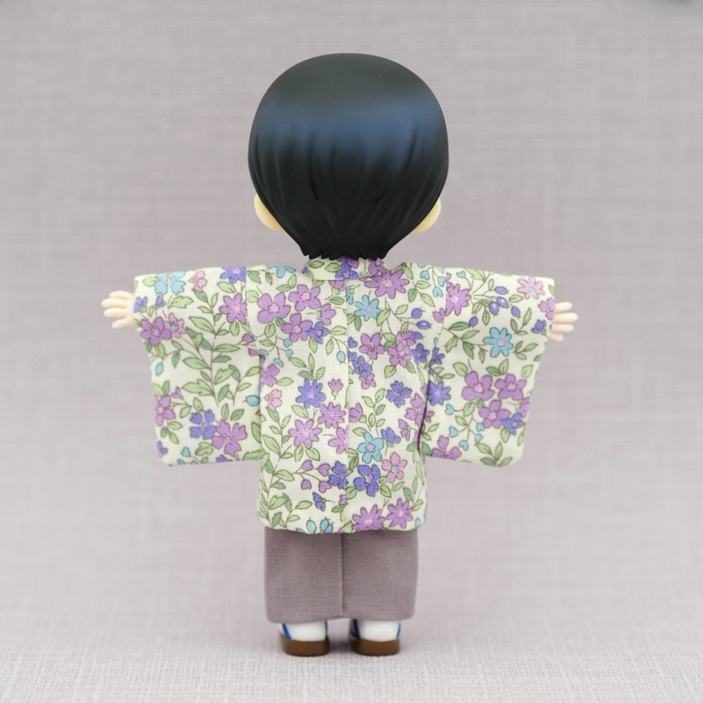 【羽織セット】フラワーフォレスト×パープル