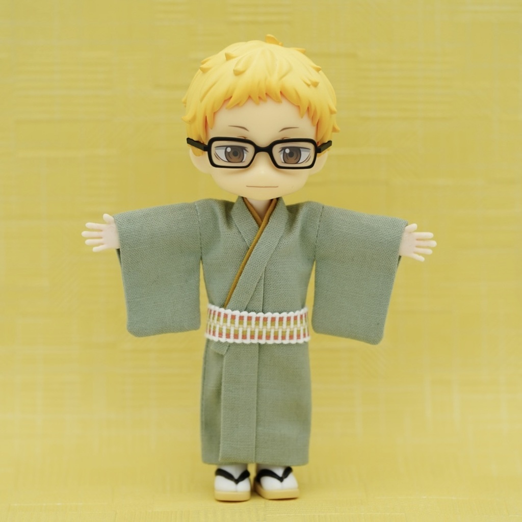 【羽織セット】フラワーフォレスト×イエロー