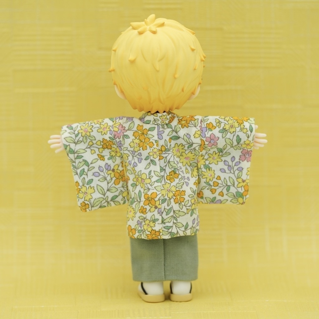 【羽織セット】フラワーフォレスト×イエロー