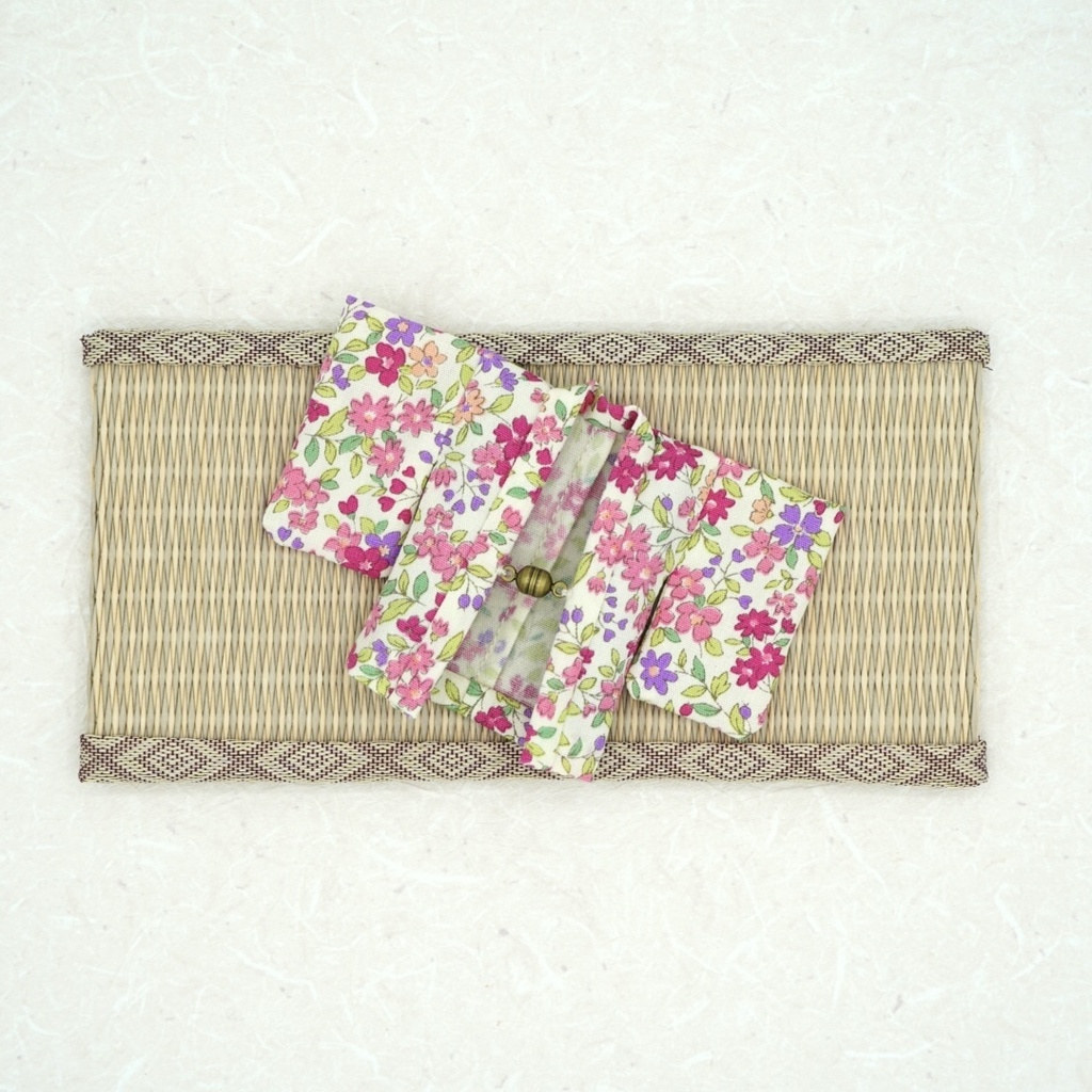 【羽織】フラワーフォレスト×ピンク