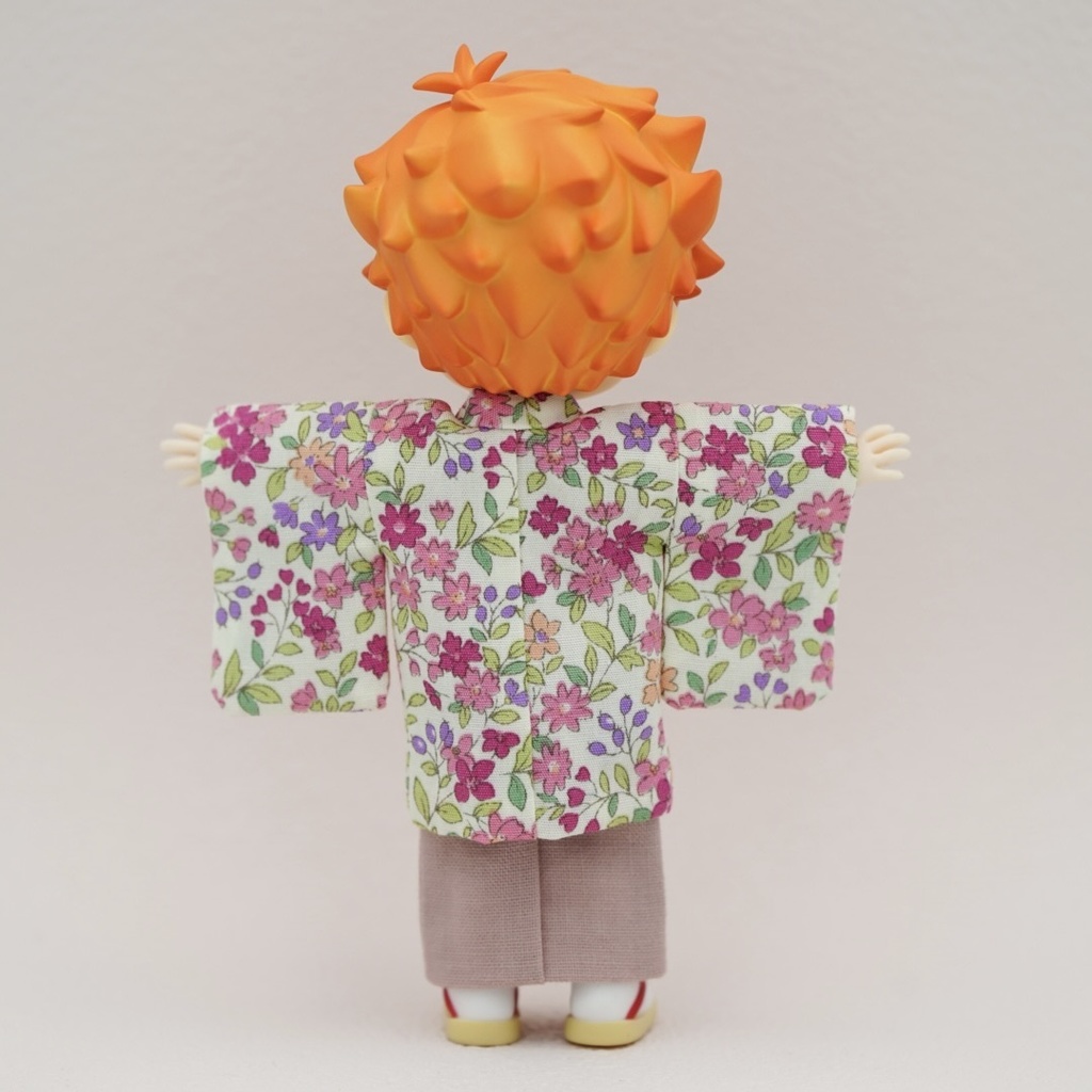 【羽織】フラワーフォレスト×ピンク