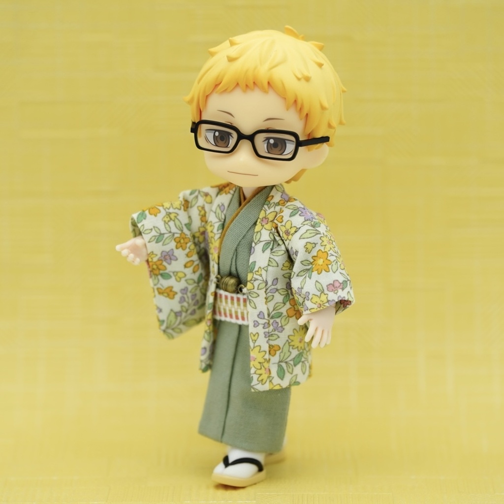 【羽織】フラワーフォレスト×イエロー