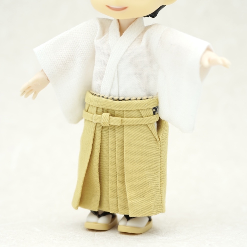 【袴 パウダーイエロー】オビツ11サイズ・共用サイズ(身長調整サイズ対応可能)
