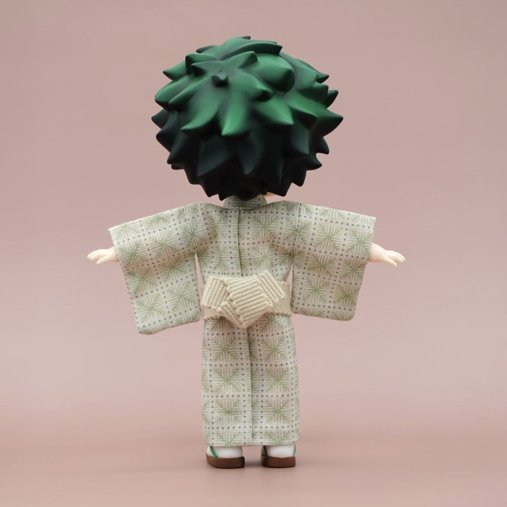 【羽織セット】重ね格子×グリーン