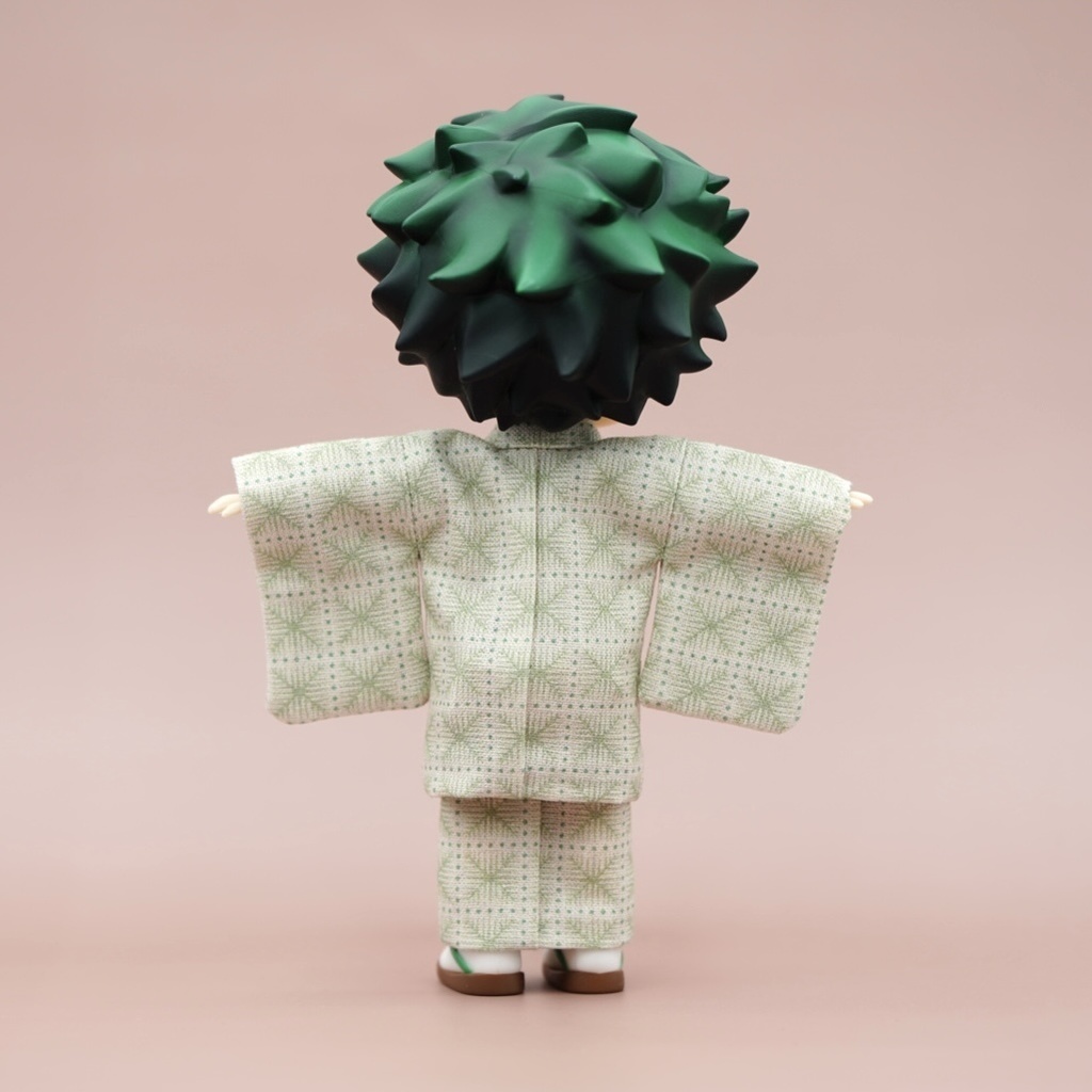 【羽織セット】重ね格子×グリーン