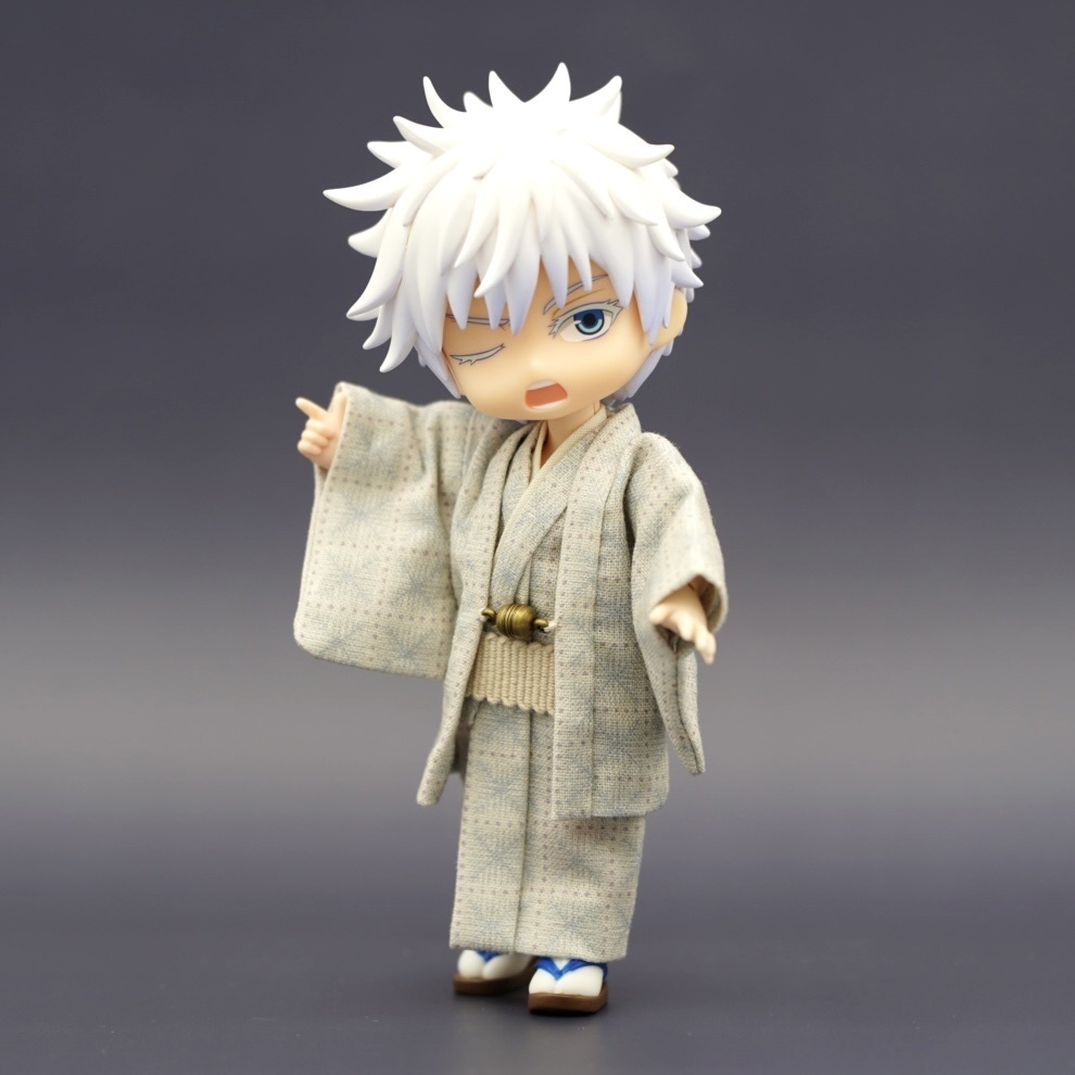 【羽織セット】重ね格子×ライトブルー