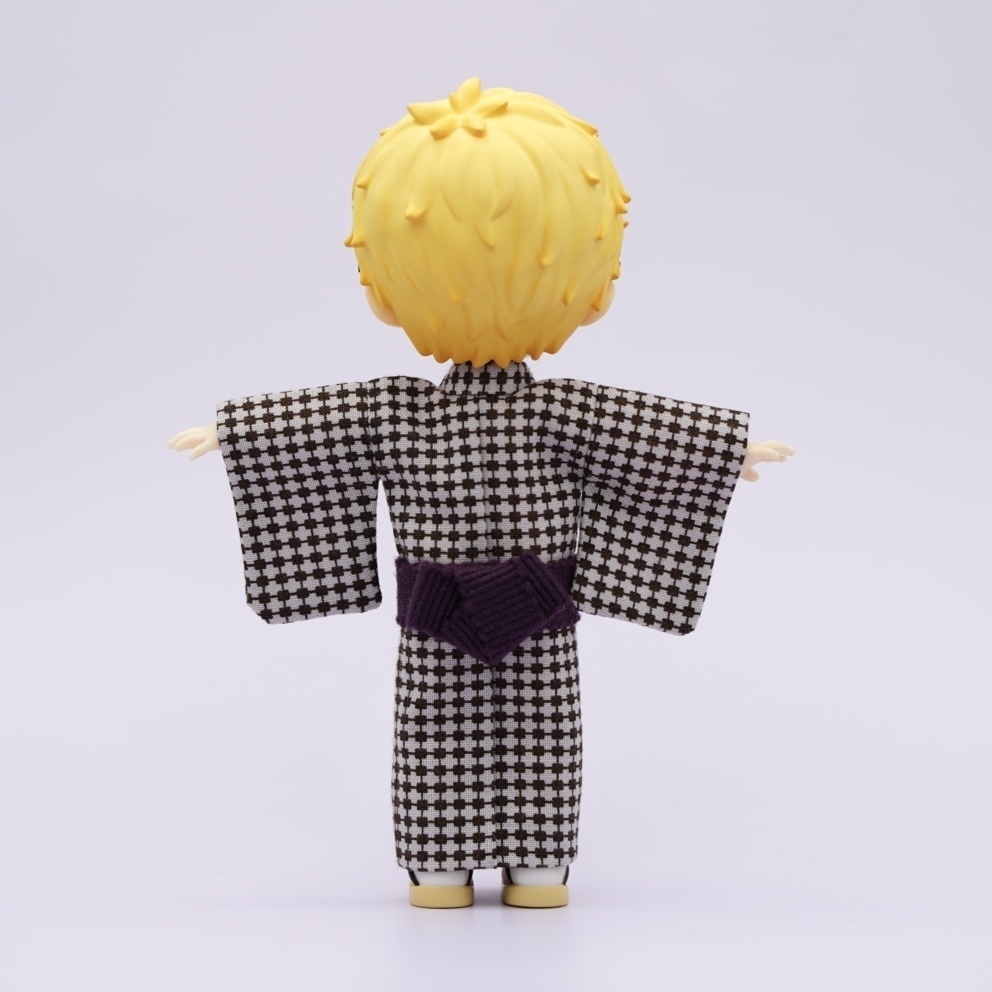 【羽織セット】幾何学模様×ブラウン