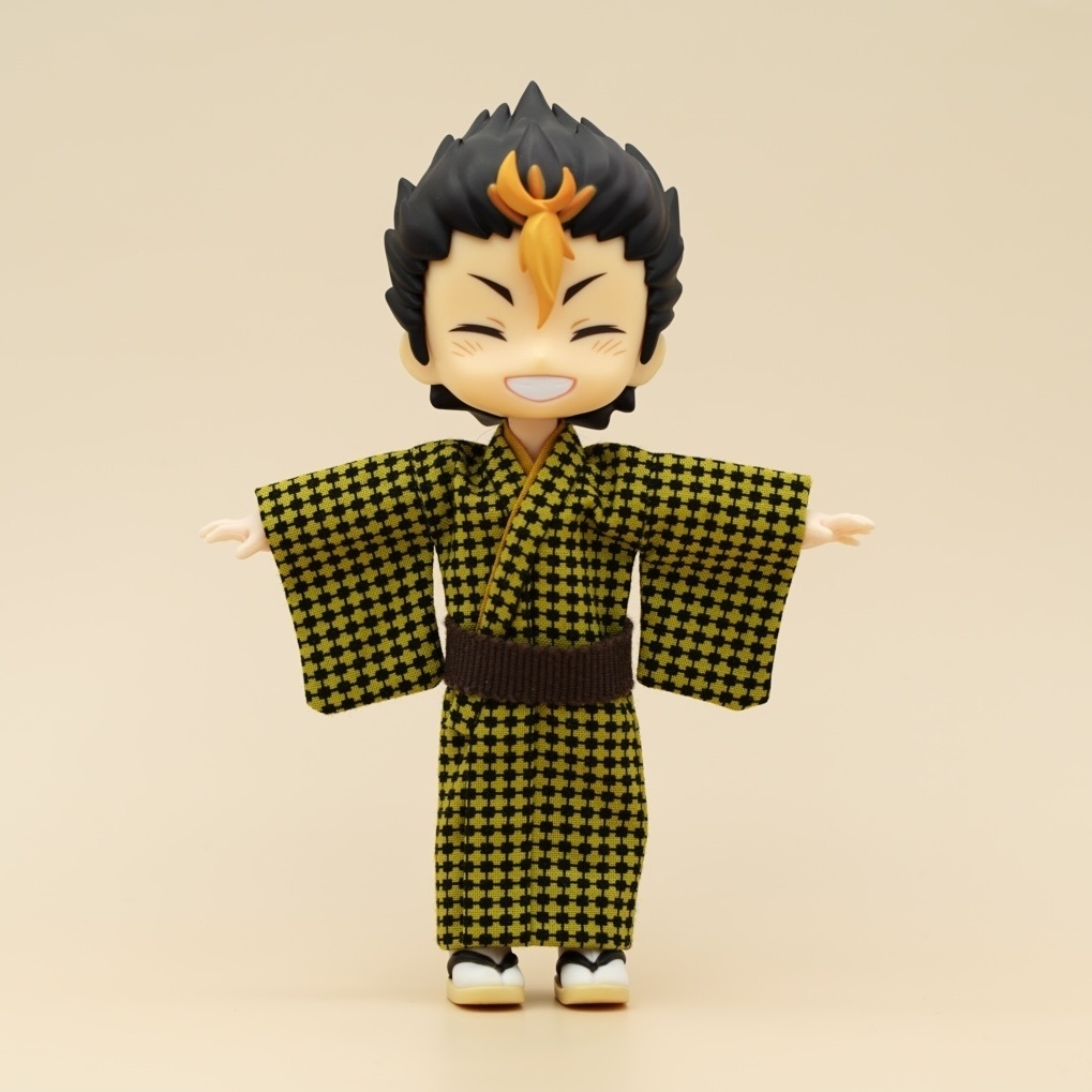 【羽織セット】幾何学模様×イエロー