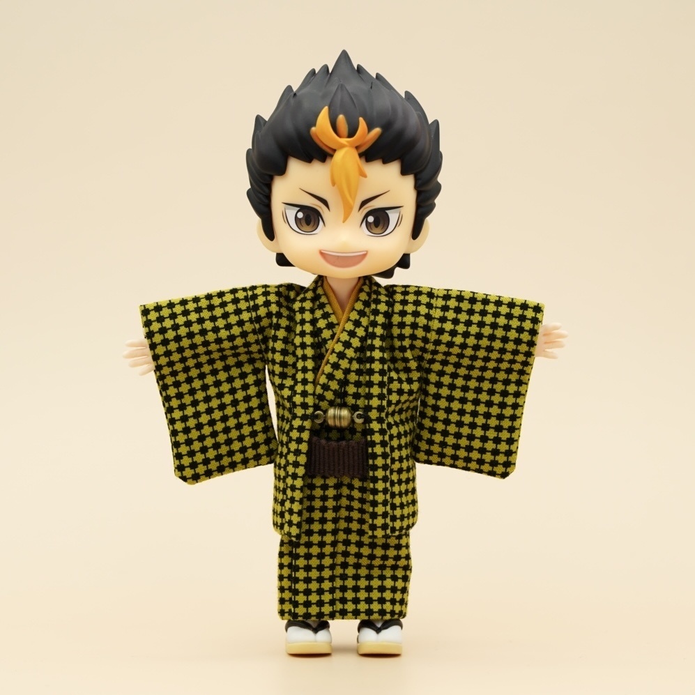 【羽織セット】幾何学模様×イエロー