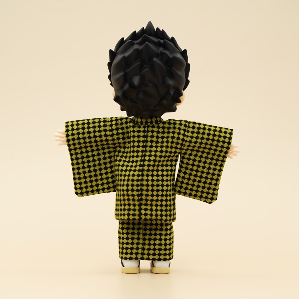 【羽織セット】幾何学模様×イエロー