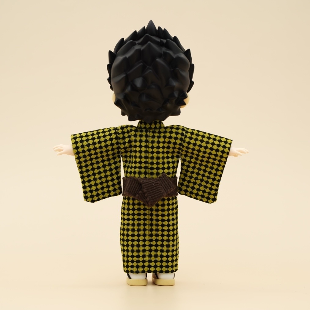 【羽織セット】幾何学模様×イエロー