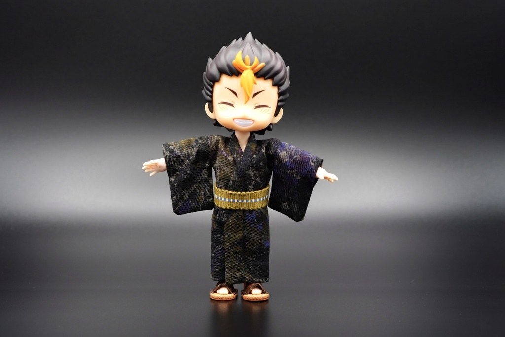 【浴衣セット】流染×ブラック