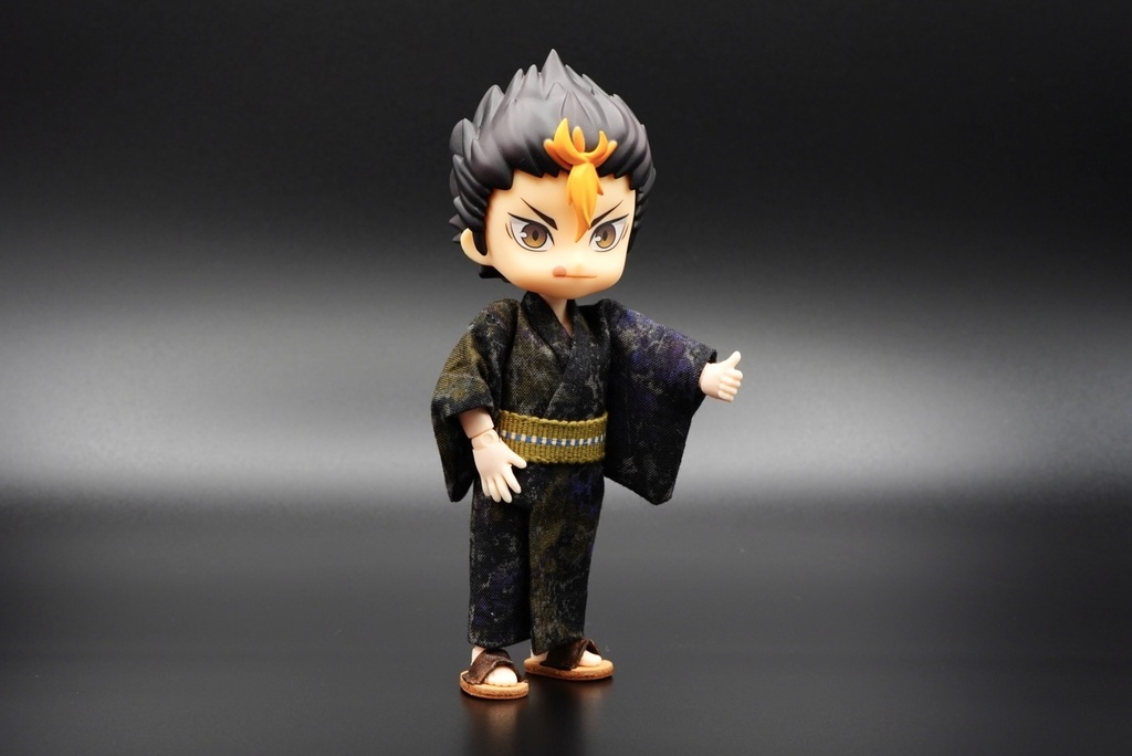 【浴衣セット】流染×ブラック