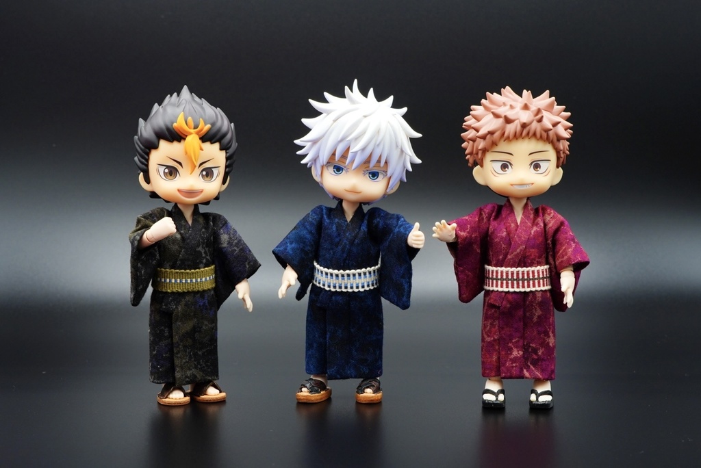 【浴衣セット】流染×ブラック