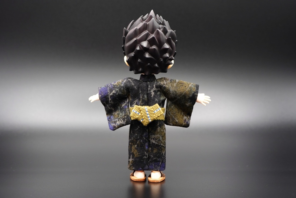 【浴衣セット】流染×ブラック