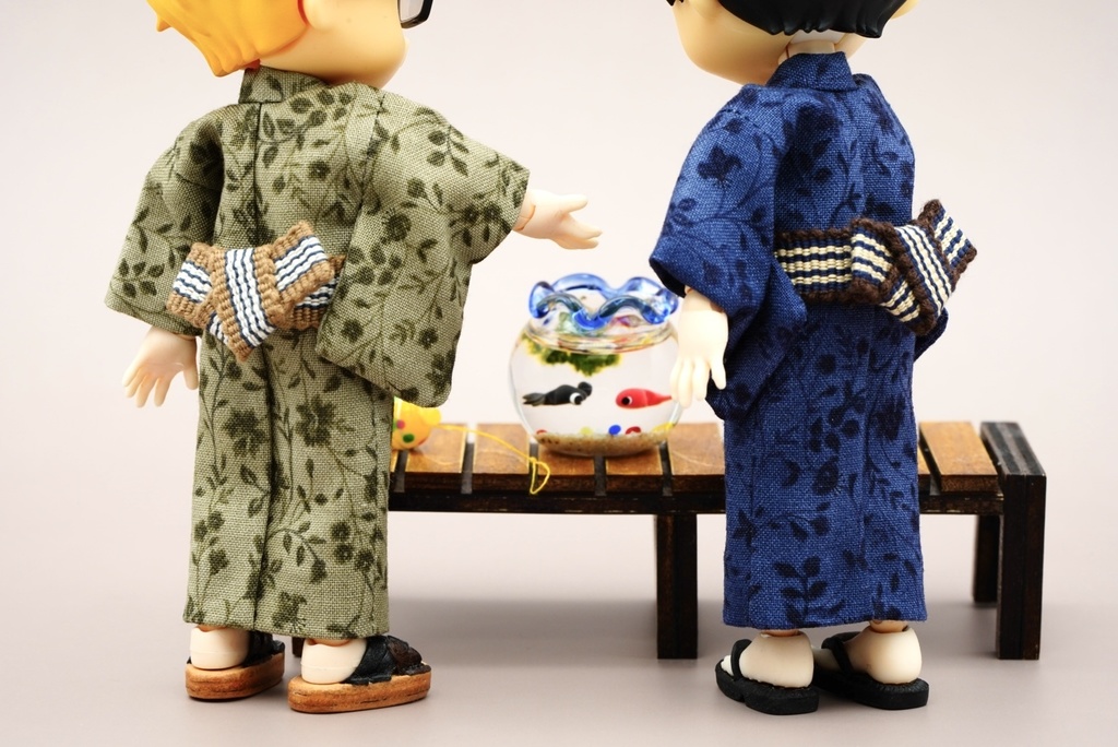 【浴衣セット】霞葉×ブルー