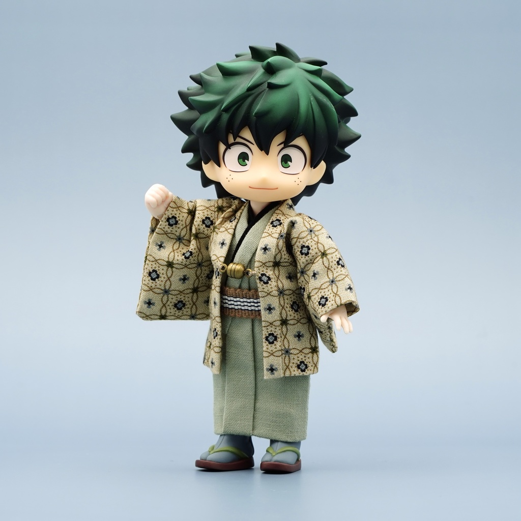 【羽織セット】華格子×ベージュ