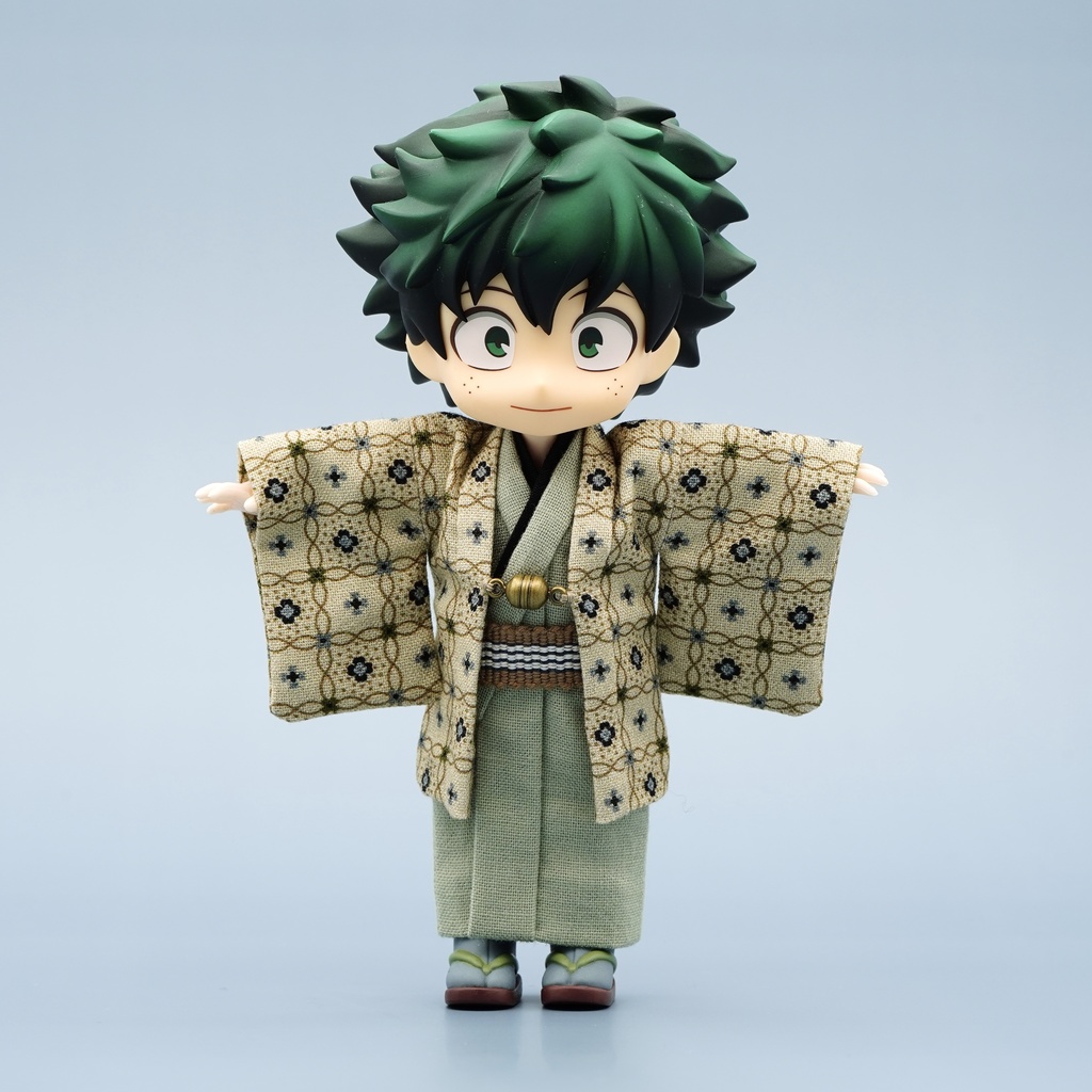 【羽織セット】華格子×ベージュ