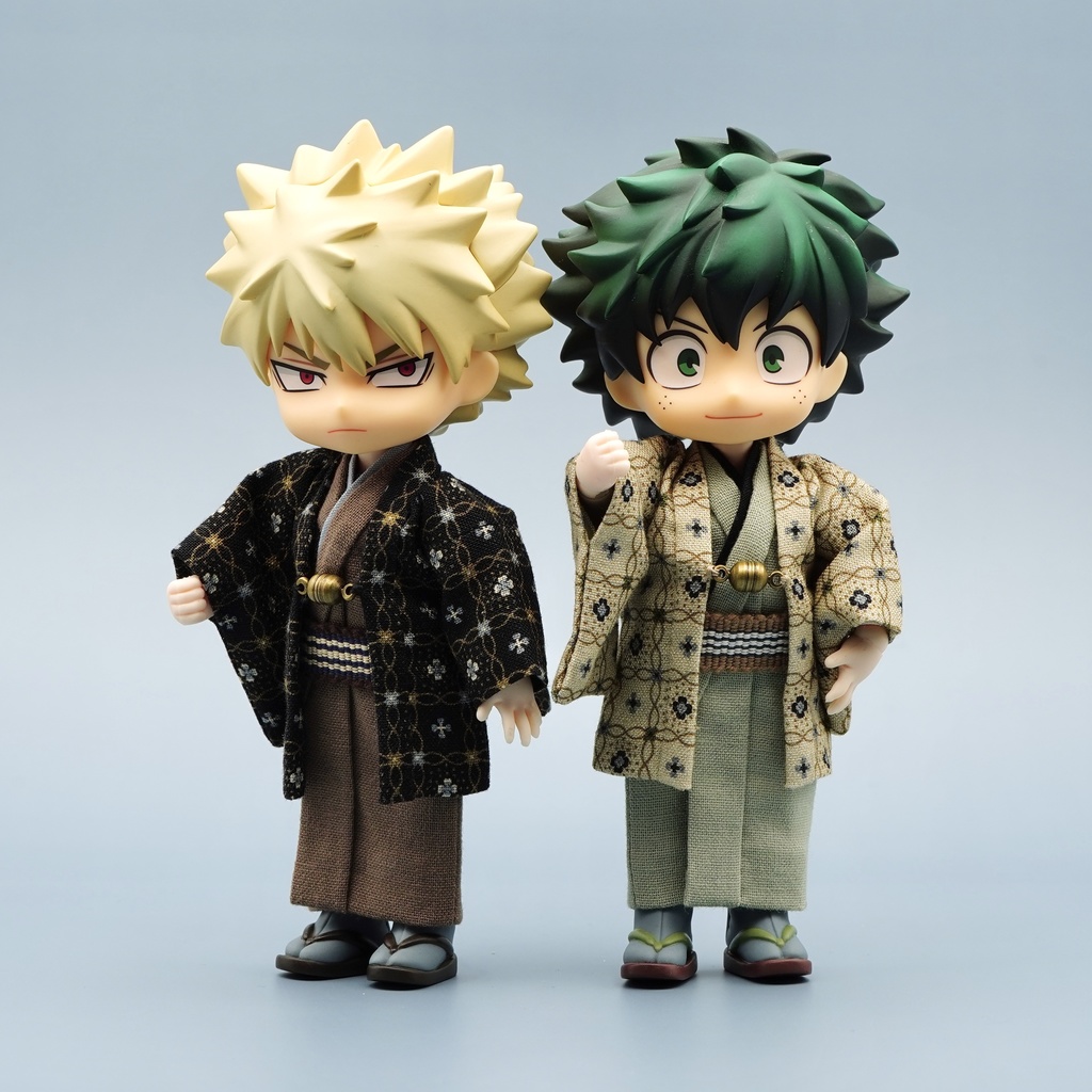 【羽織セット】華格子×ベージュ