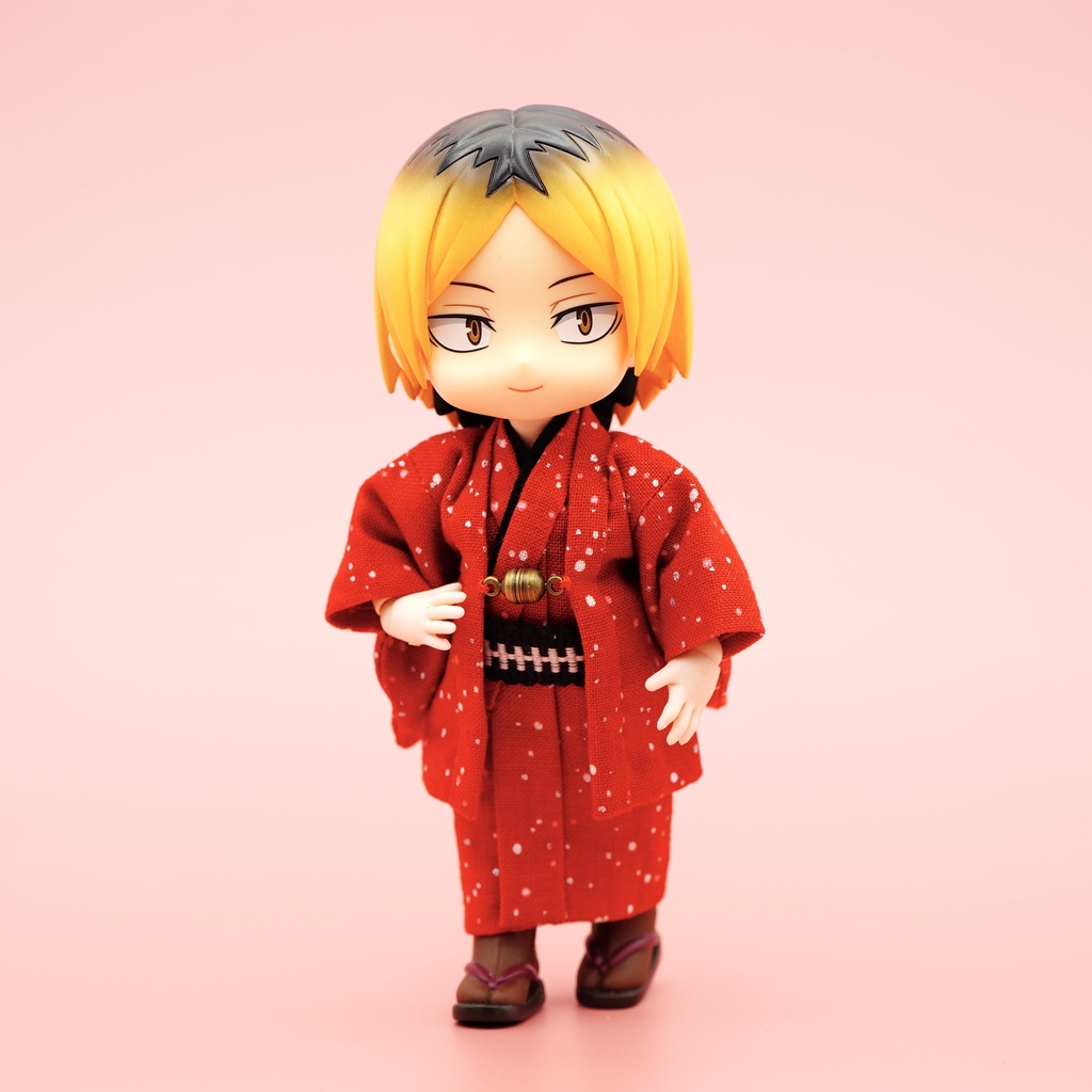 【羽織セット】大小霰×レッド