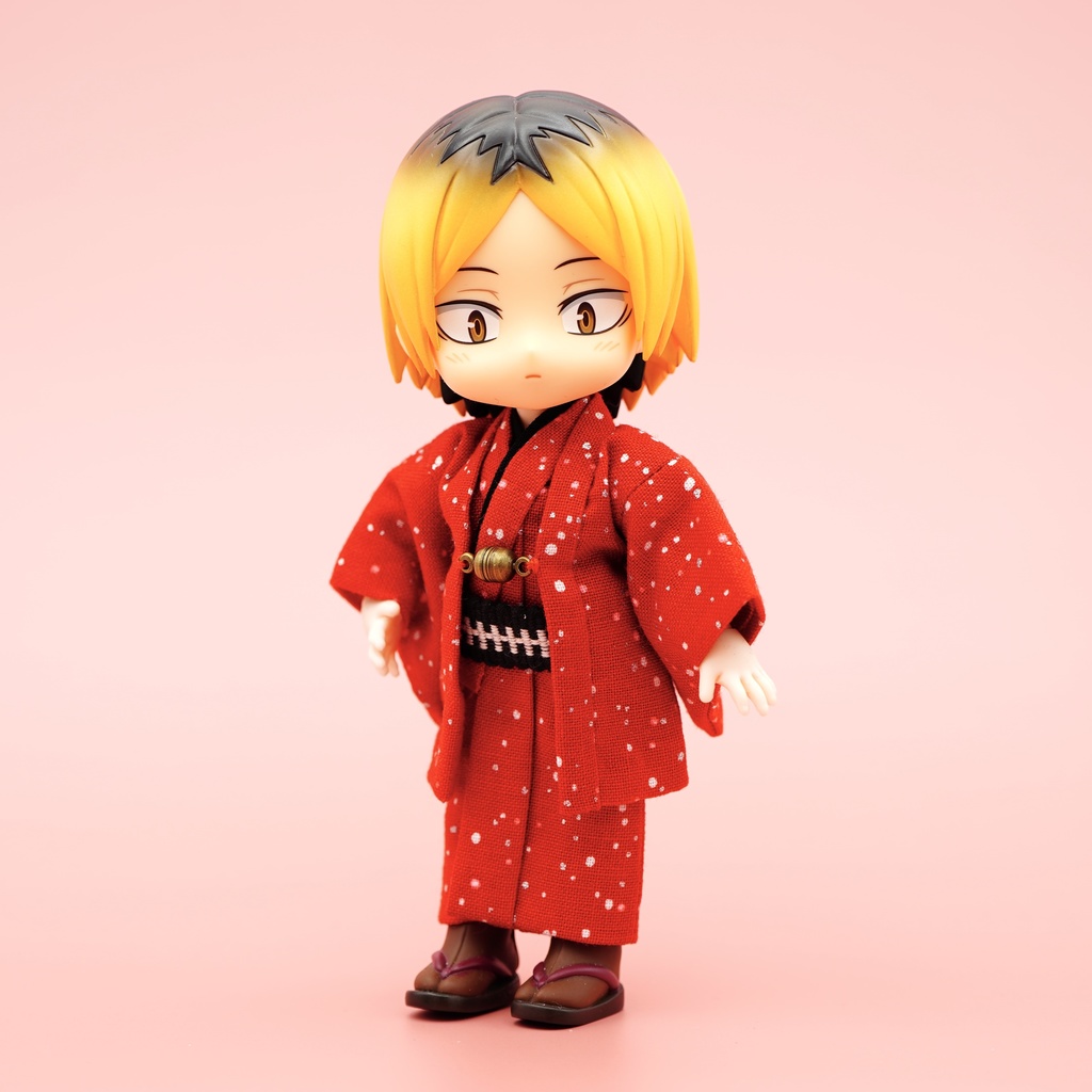 【羽織セット】大小霰×レッド