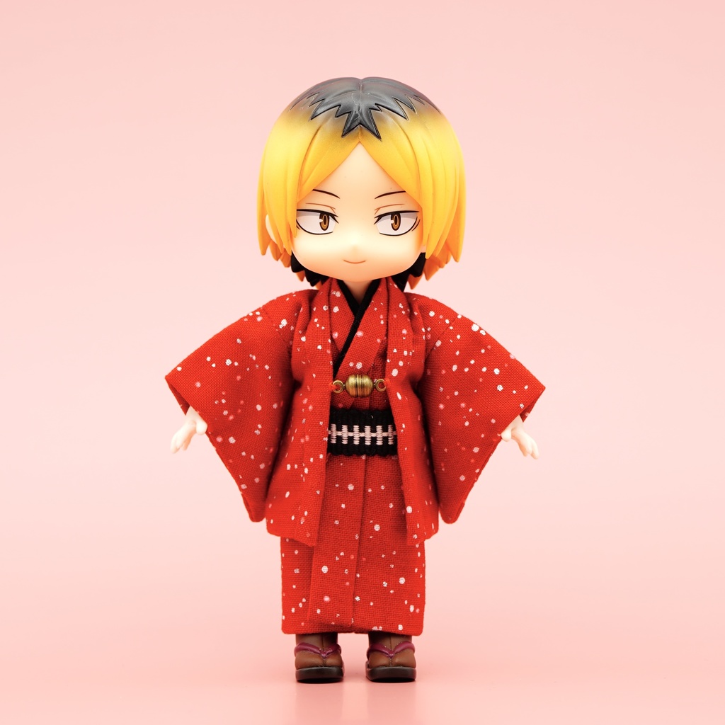 【羽織セット】大小霰×レッド