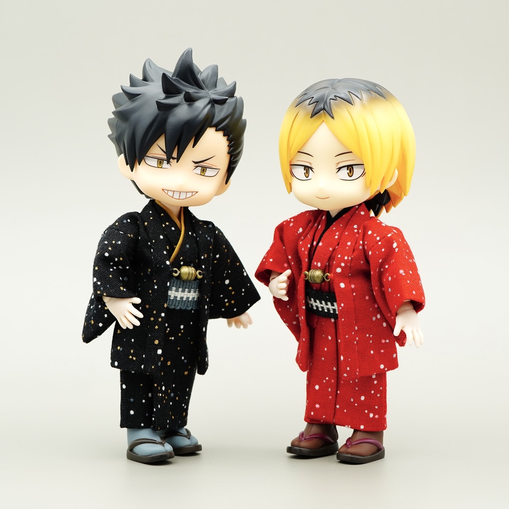 【羽織セット】大小霰×レッド