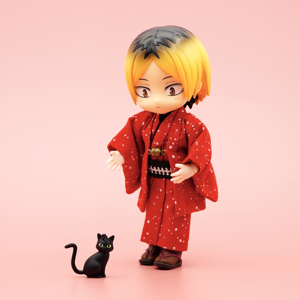 【羽織セット】大小霰×レッド