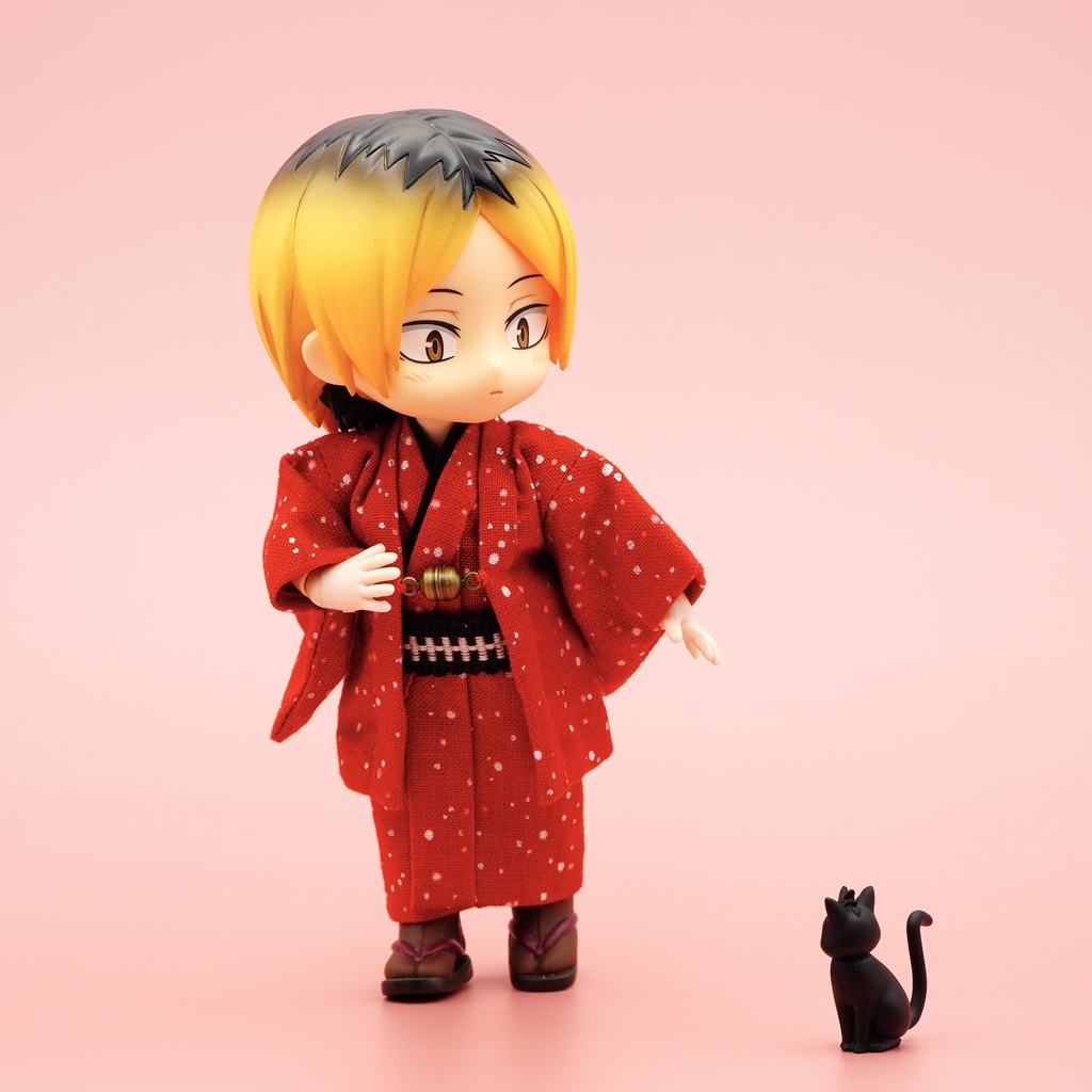 【羽織セット】大小霰×レッド