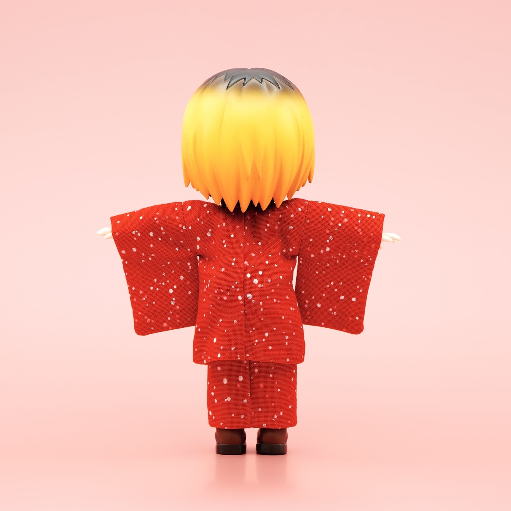 【羽織セット】大小霰×レッド