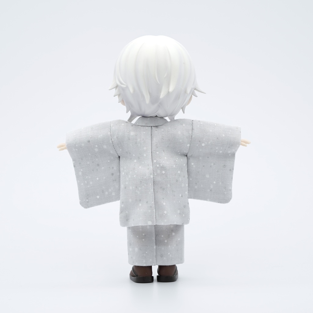 【羽織セット】大小霰×ライトグレー