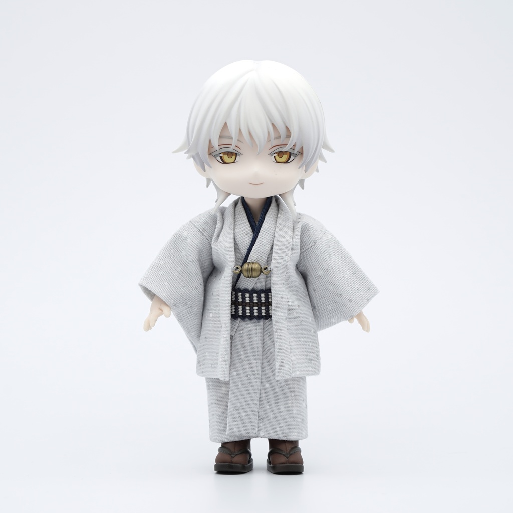 【羽織セット】大小霰×ライトグレー