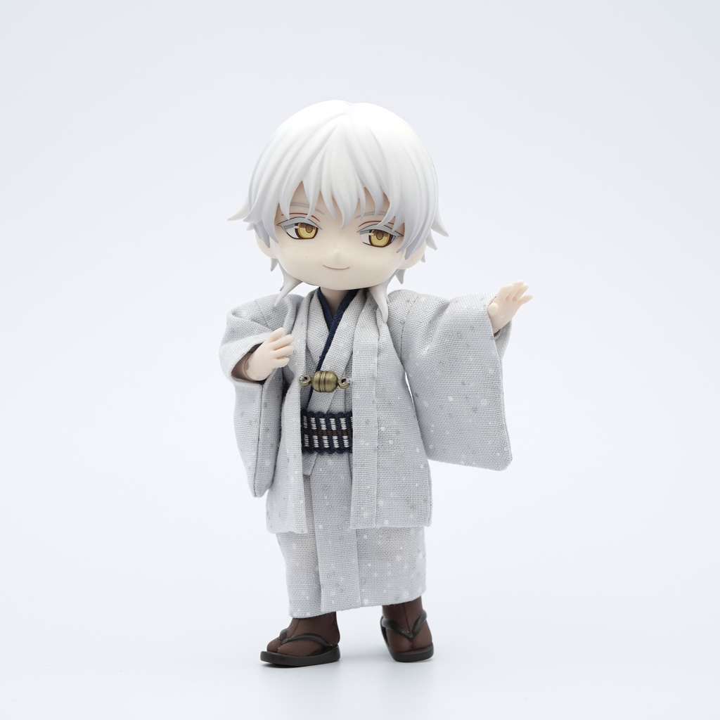 【羽織セット】大小霰×ライトグレー