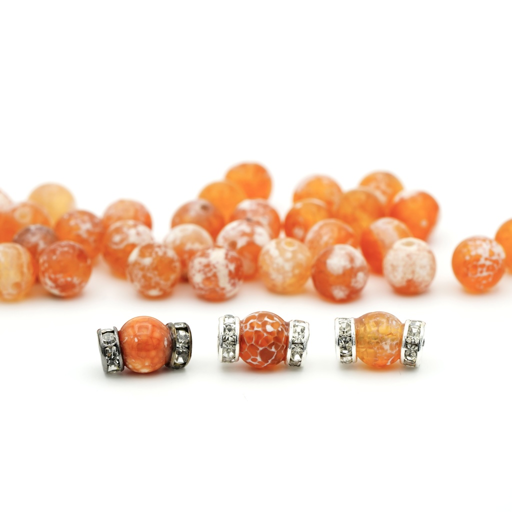 【羽織紐アクセサリー】オレンジ