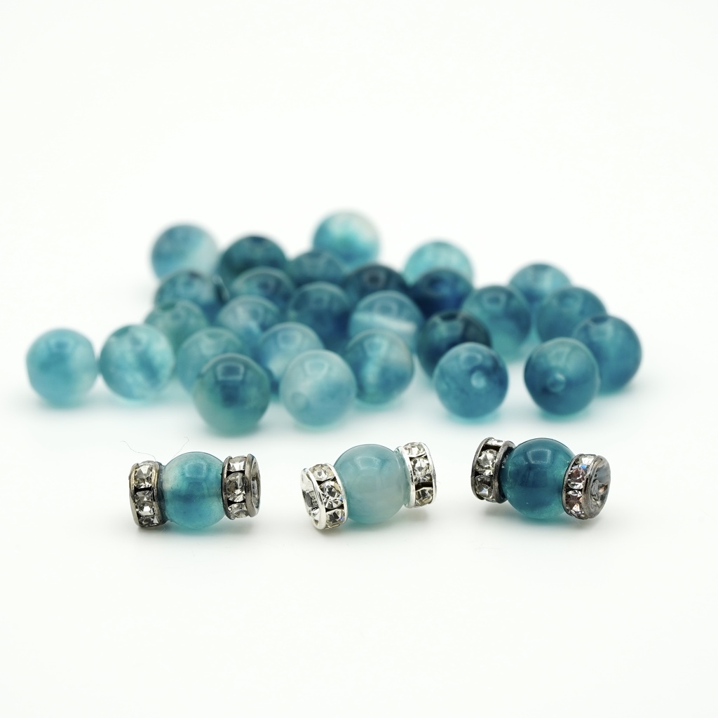 【羽織紐アクセサリー】エメラルドブルー