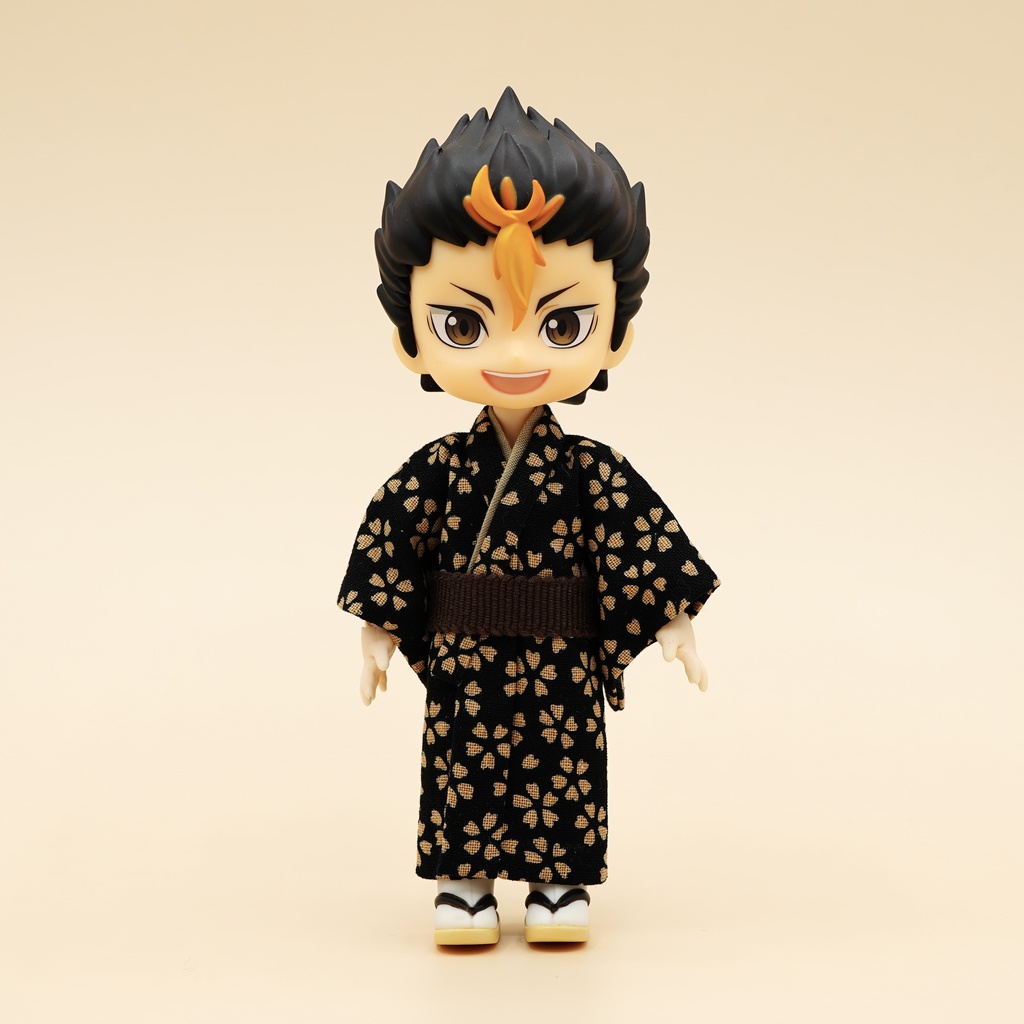 【着物】桜吹雪×ブラック