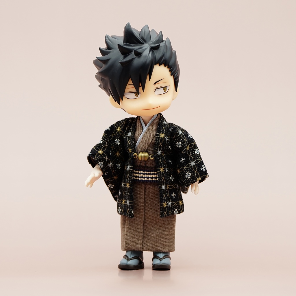 【羽織】華格子×ブラック