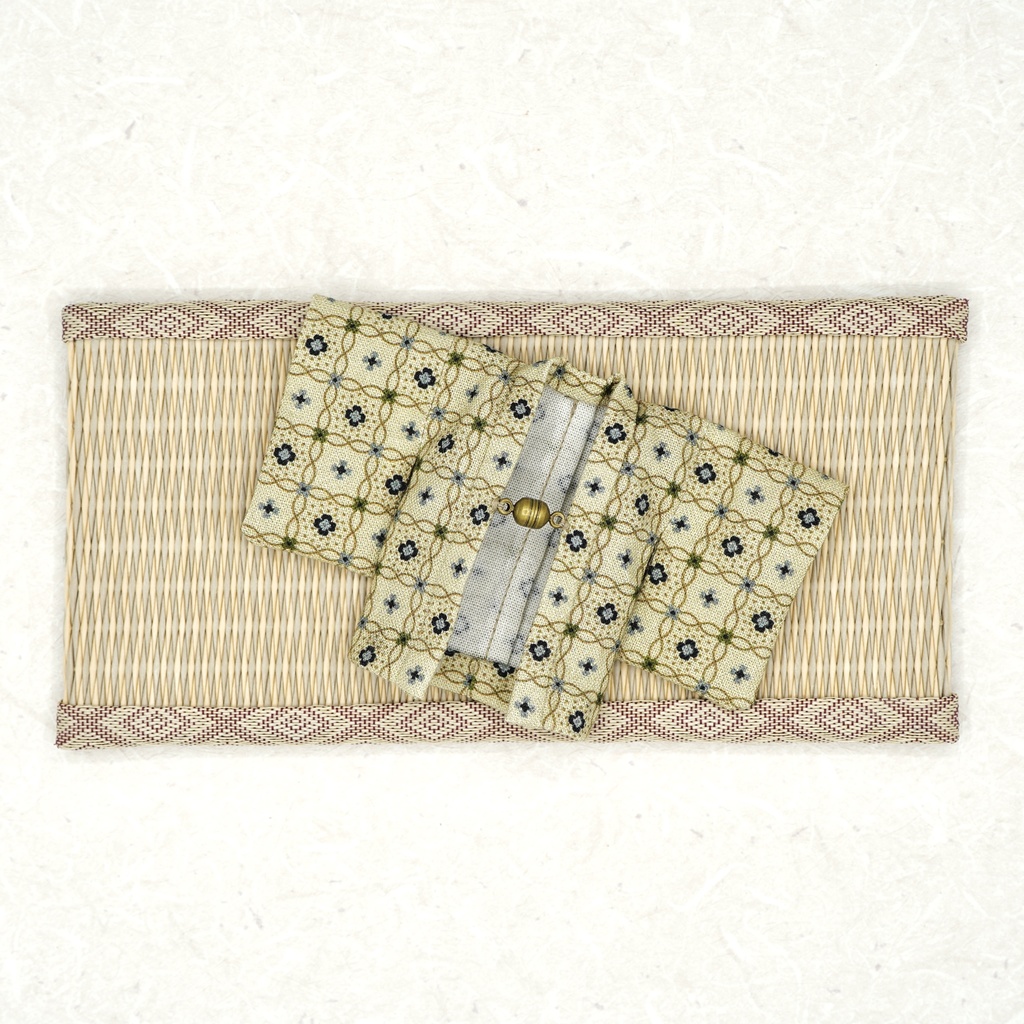 【羽織】華格子×ベージュ