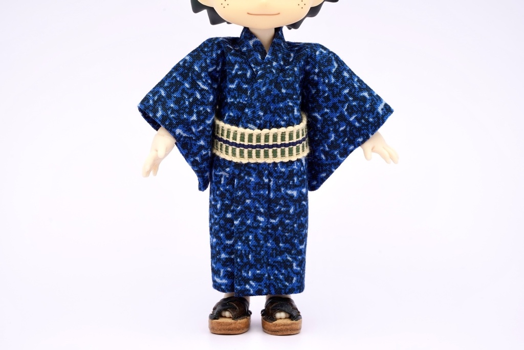 【浴衣セット】斑×ブルー