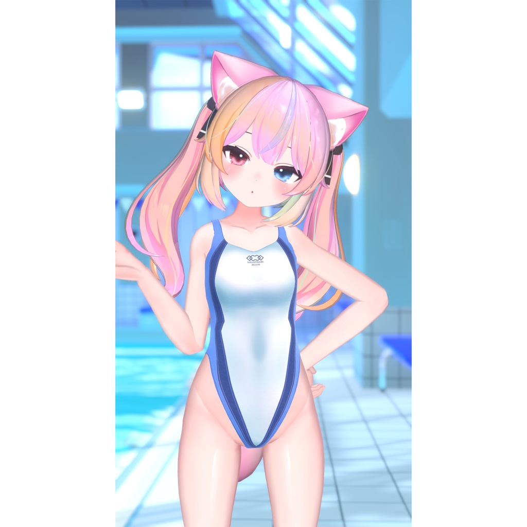 9Avatar『めくれる競泳水着 / Turn Over swimsuit』