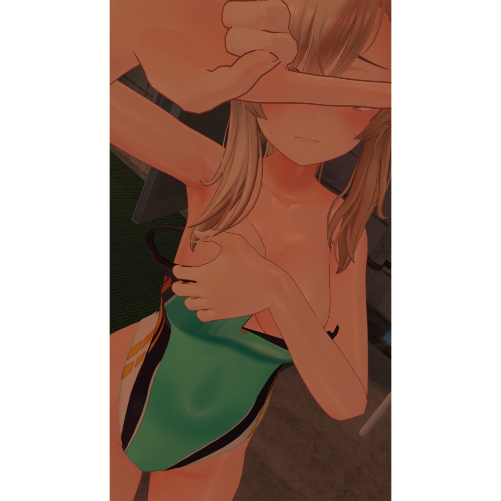 9Avatar『めくれる競泳水着 / Turn Over swimsuit』