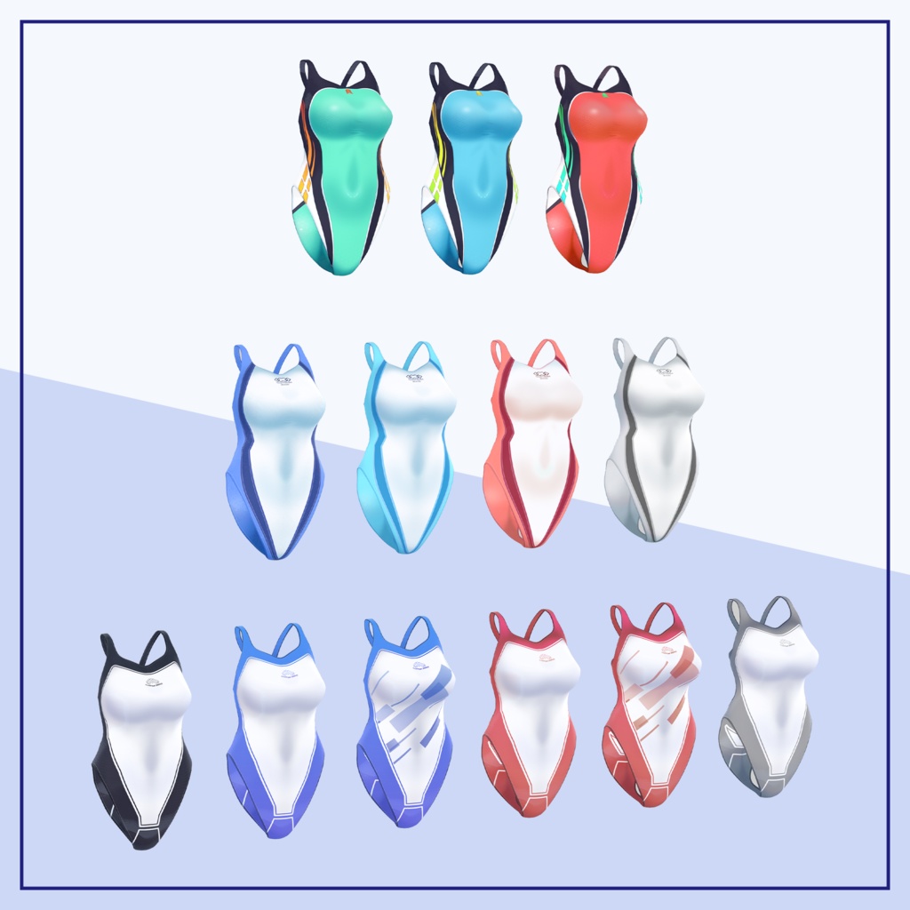 9Avatar『めくれる競泳水着 / Turn Over swimsuit』