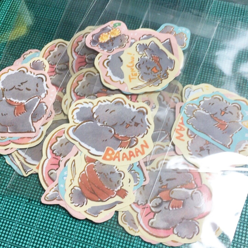 始末犬フレークシール