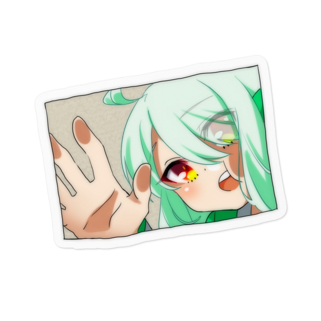 ステッカー【 HayaTikaze 】⑧むぅ～!