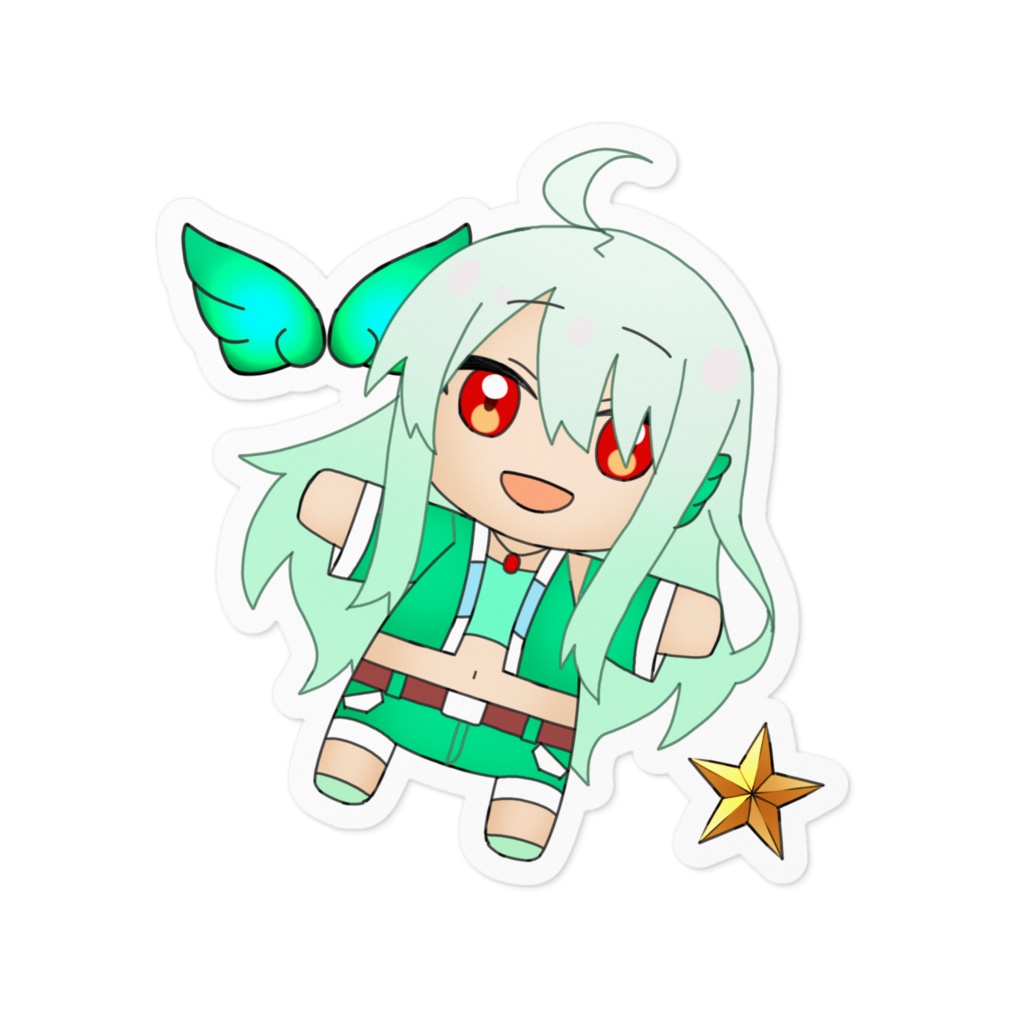 ステッカー【 HayaTikaze 】⑭パペット Haya!