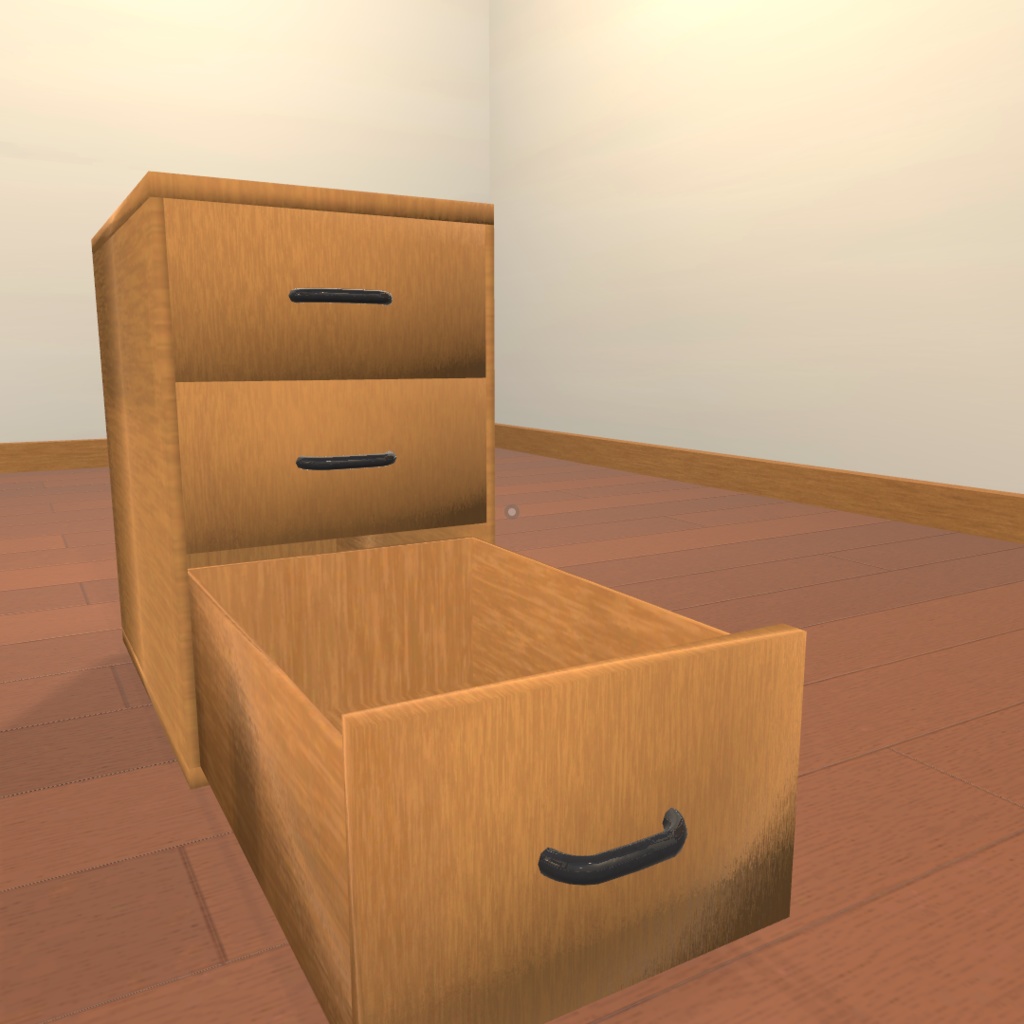 ローポリ机セット