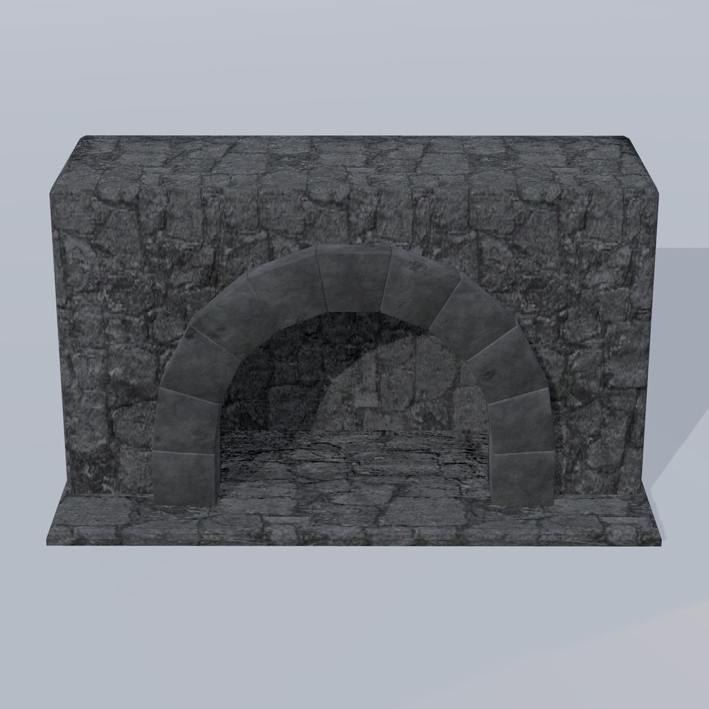 「点火ギミック付き」石の暖炉/ 「With ignition mechanism」Stone fireplace