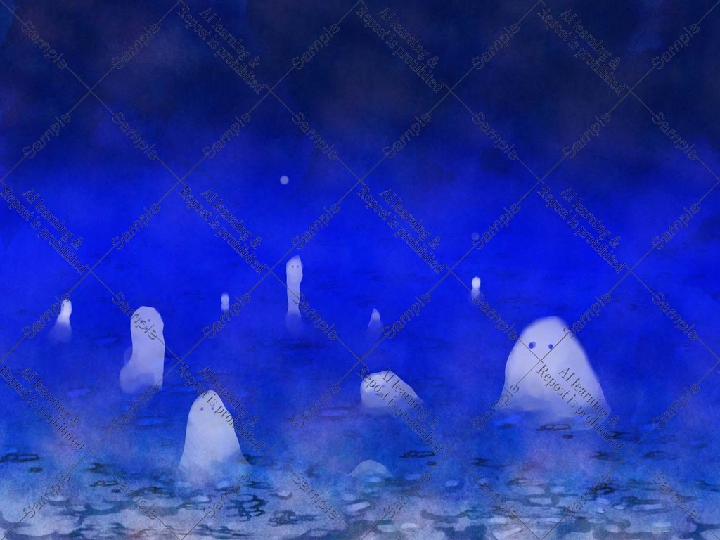 web、動画素材用ゆるホラーセット(あまり怖くない)